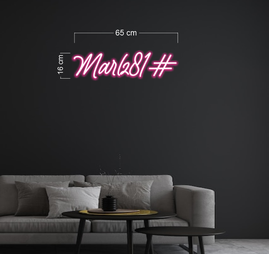 Enseigne au néon LED personnalisée pour entreprise 