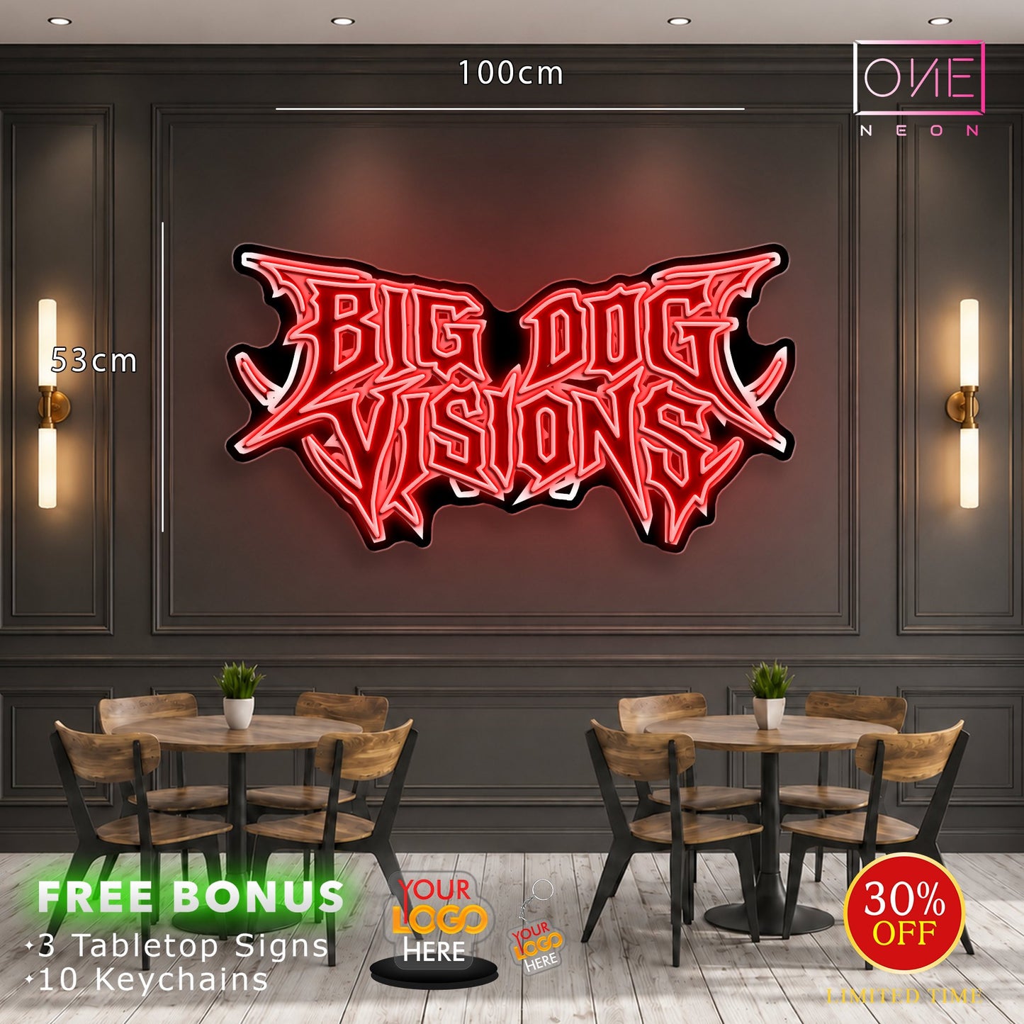 BIG DOG VISIONS | LED Neon Sign