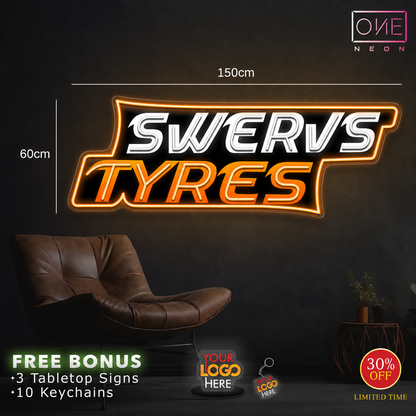 SWERVS TYRES | LED Neon Sign