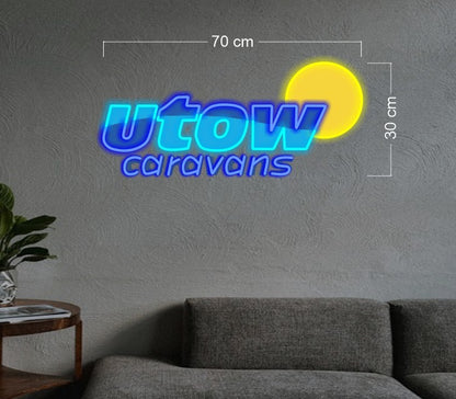 UTOWN caravan | LED Neon Sign