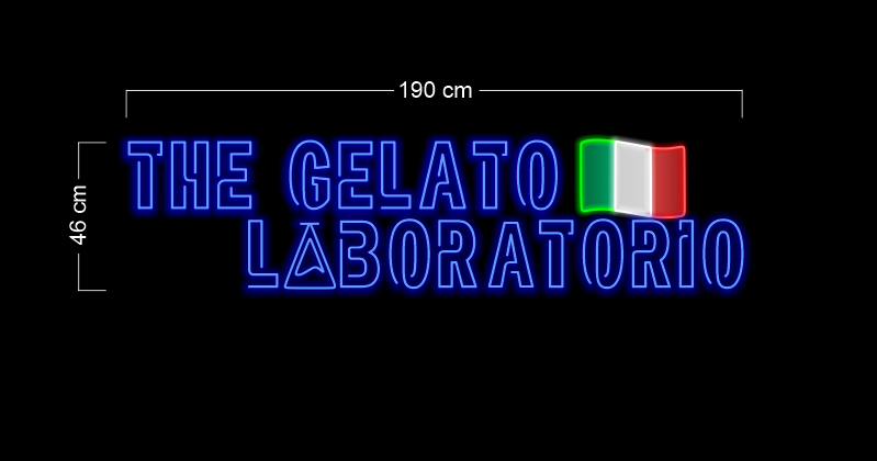 The Gelato Laboratorio| LED Neon Sign