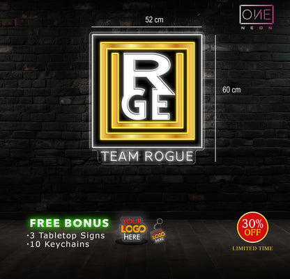 Team Rogue  (4 signs) | LED Neon Sign