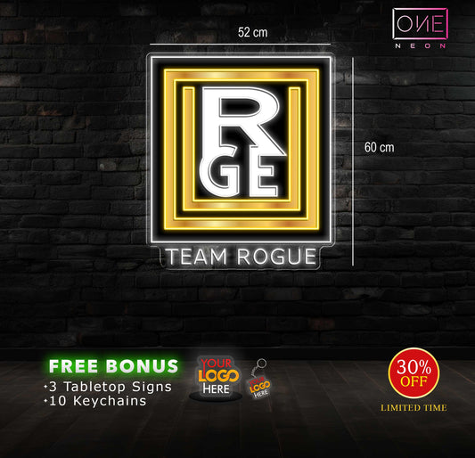 Team Rogue  (4 signs) | LED Neon Sign