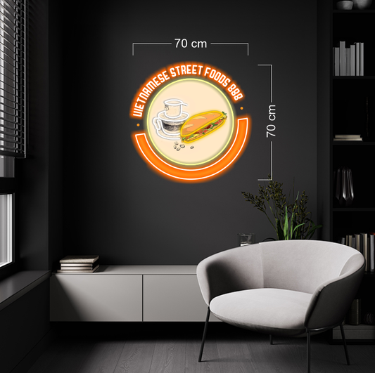 Enseigne au néon LED personnalisée pour entreprise 