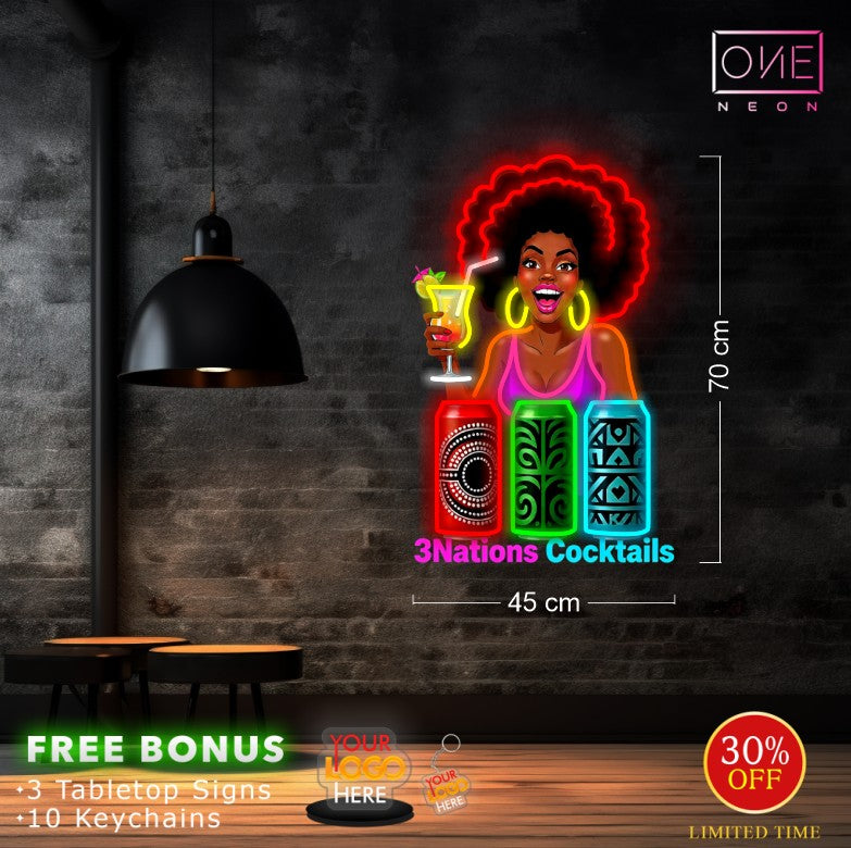 Enseigne au néon LED personnalisée pour entreprise 