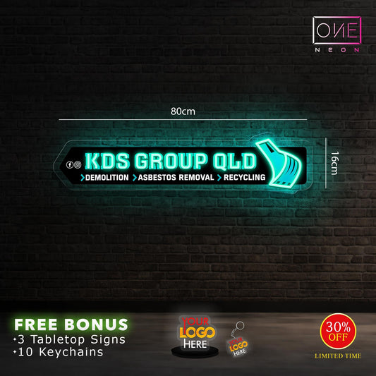KDS GROUP QLD & RG'S DOWN & DIRTY | LED Neon Sign (2 signs)