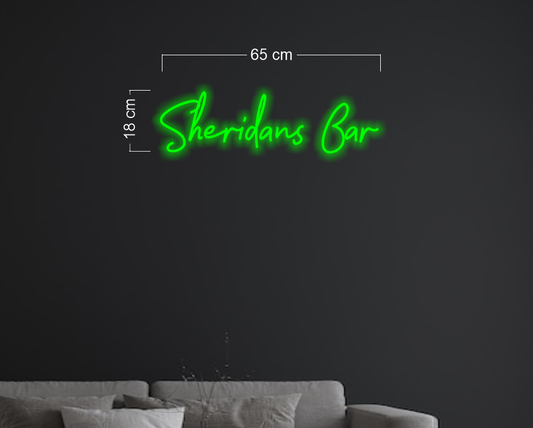Enseigne au néon LED personnalisée pour entreprise 