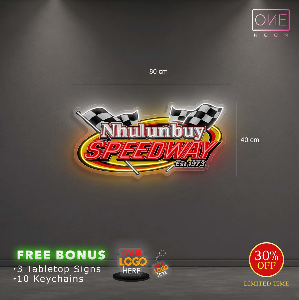 SPEEDWAY | LED Neon Sign