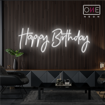 Happy Birthday Led Neon Sign