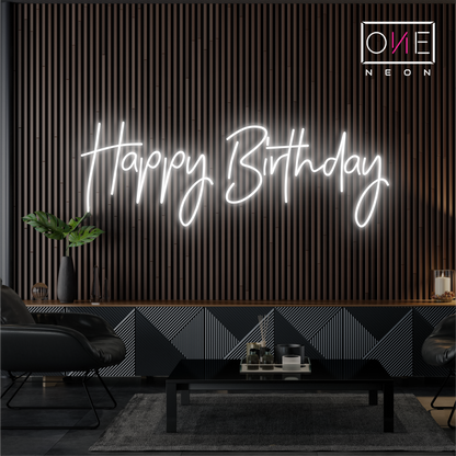 Happy Birthday Led Neon Sign