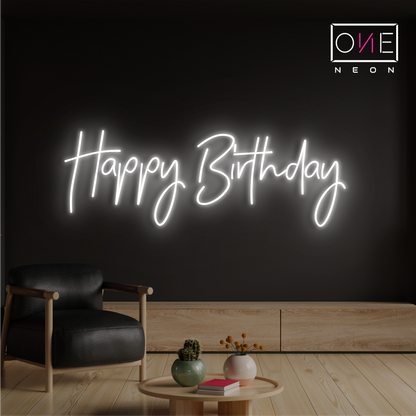 Happy Birthday Led Neon Sign