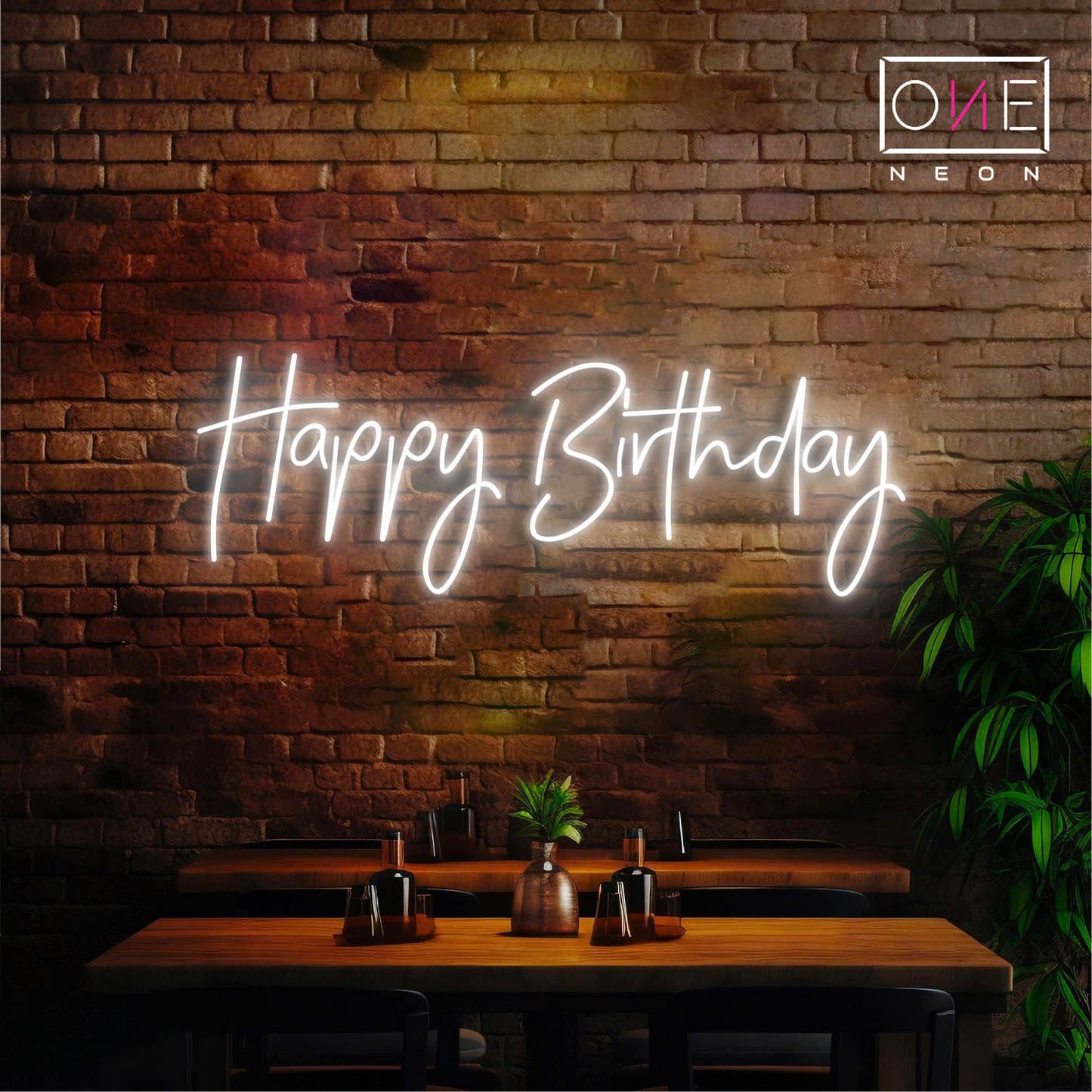 Happy Birthday Led Neon Sign