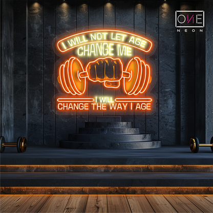 Age Defiance Artwork Led Neon Sign