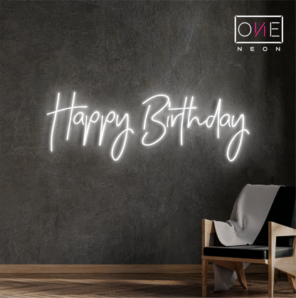 Happy Birthday Led Neon Sign