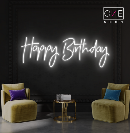 Happy Birthday Led Neon Sign