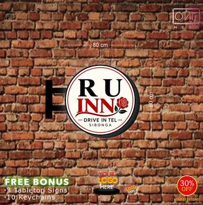 RU INN | Light box 2 sided