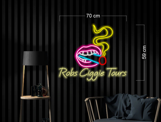Robs Ciggie Tours | LED Neon Sign