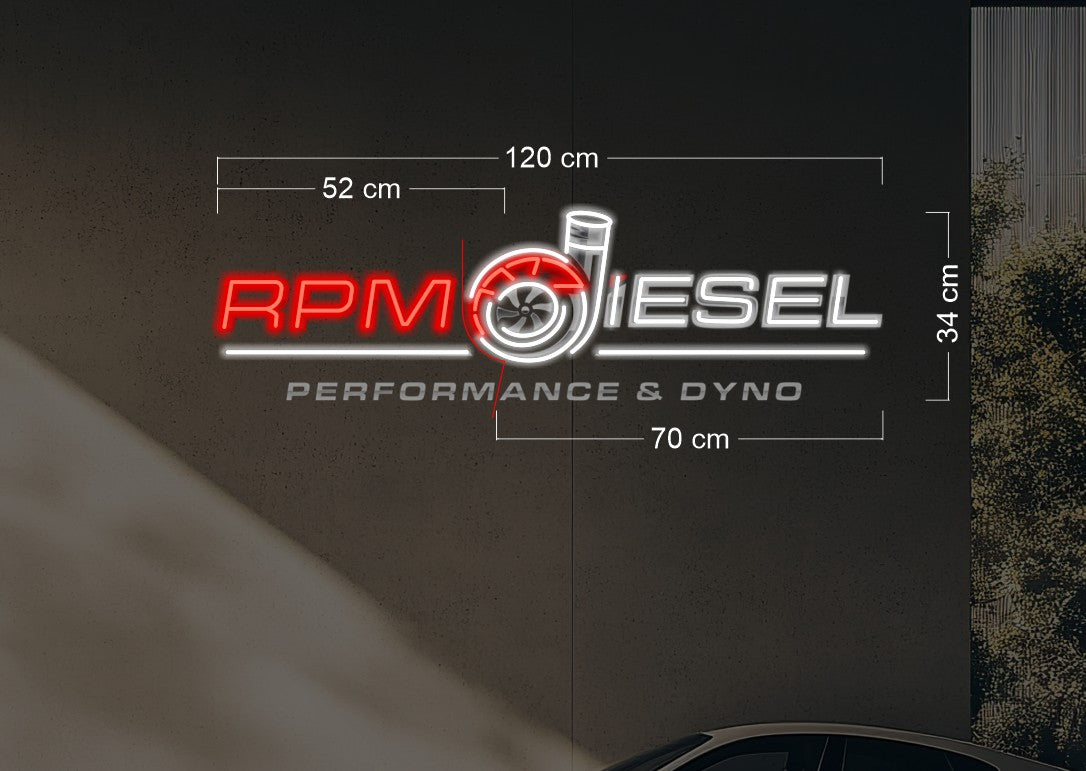 RPM diesel | LED Neon Sign