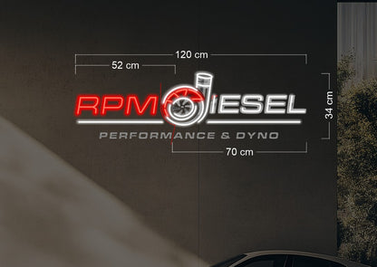 RPM diesel | LED Neon Sign