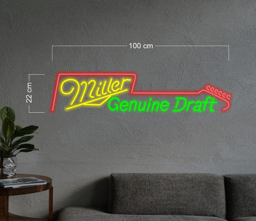 Miller genuine draft | LED Neon Sign