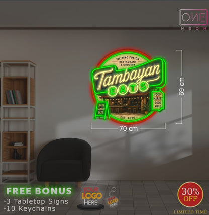 Tambayan eats logo | LED Neon Sign