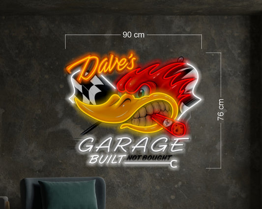 Dave's garage built  | LED Neon Sign