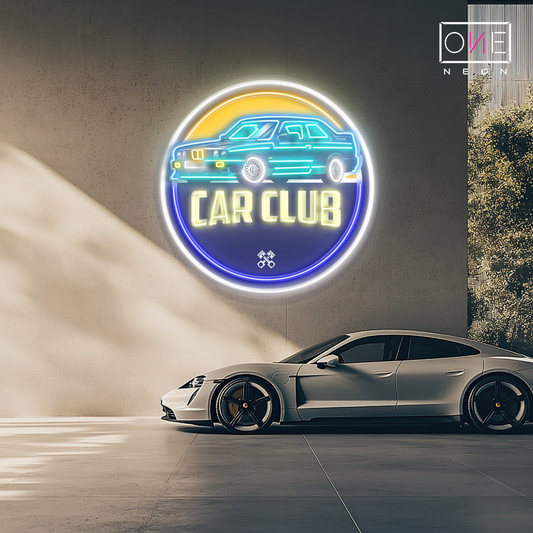 Car Club Artwork Led Neon Sign