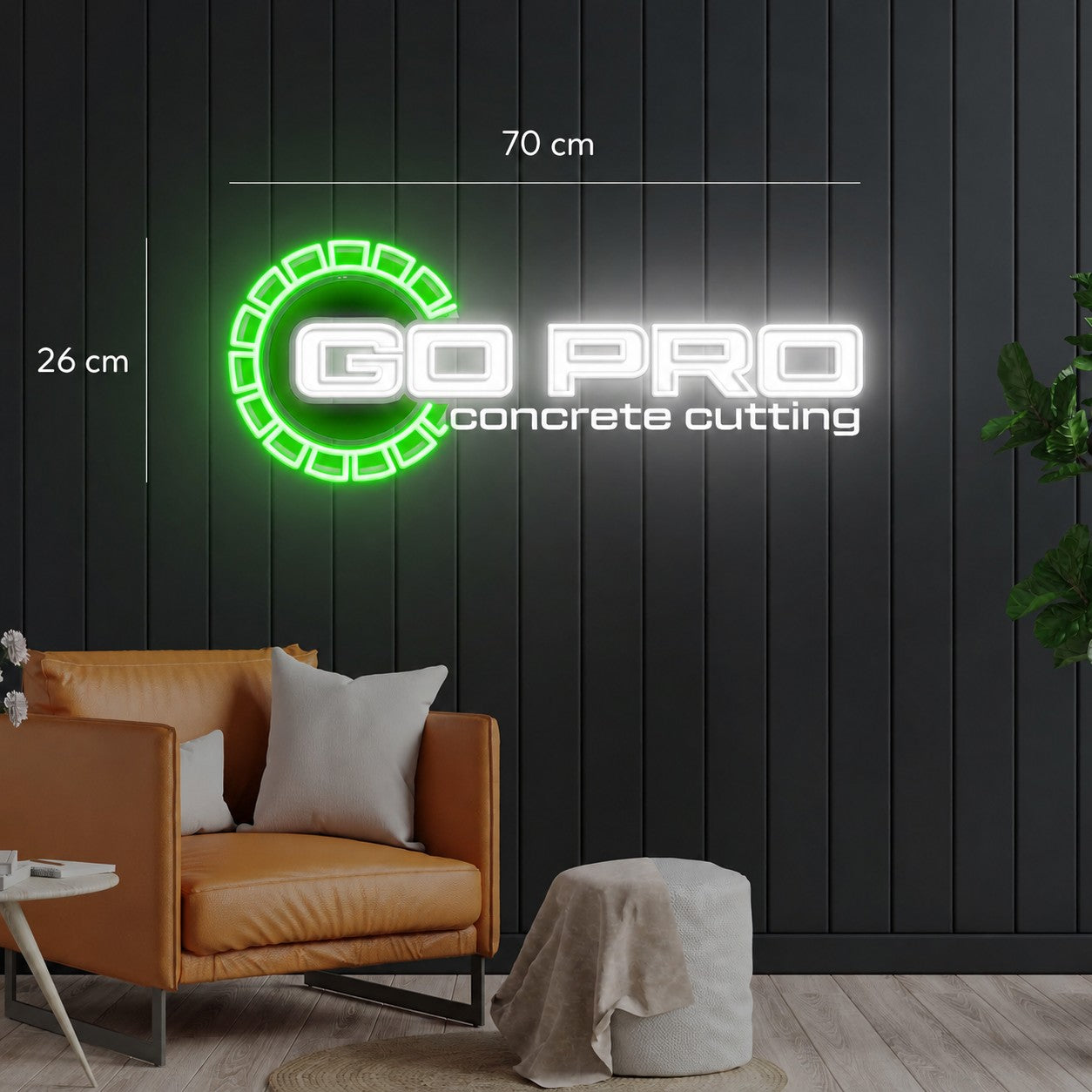 GO PRO CONCRETE CUTTING | LED Neon Sign
