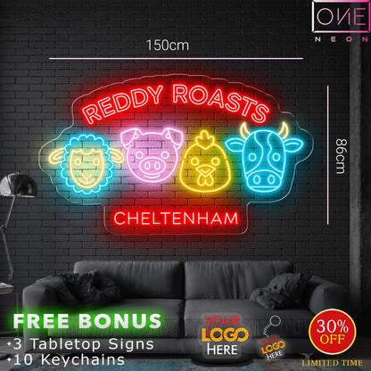 REDDY ROASTS | LED Neon Sign
