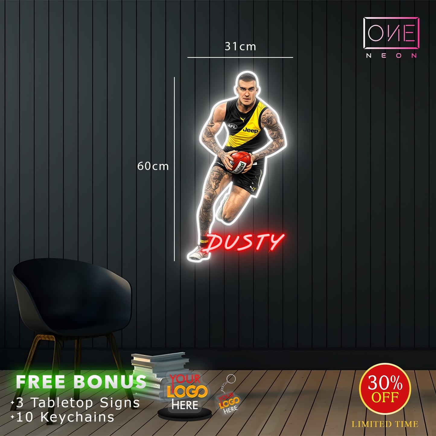 Enseigne au néon LED personnalisée pour entreprise 