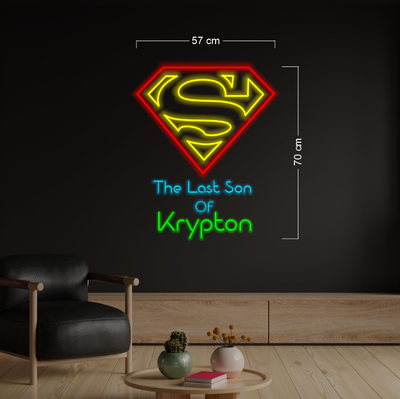 The last son of Krypton | LED Neon Sign