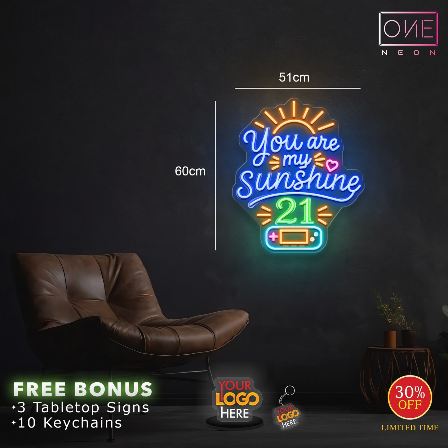 You are my sunshine | LED Neon Sign