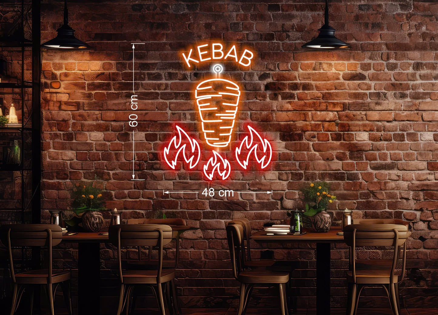 KEBAB PIZZA (3 signs) | LED Neon Sign