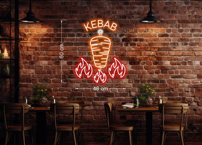 KEBAB PIZZA (3 signs) | LED Neon Sign