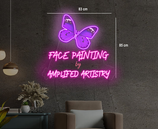 FACE PAINTING | LED Neon Sign