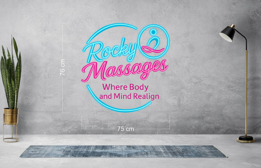 Enseigne au néon LED personnalisée pour entreprise 