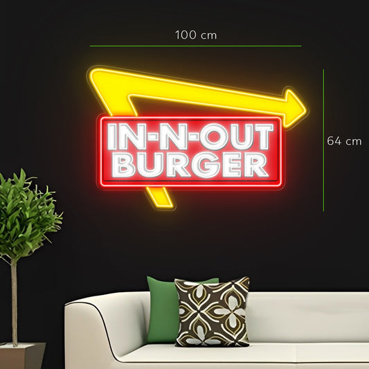 Championship drag racing+Famoso dragstrip+clay smith+  In n out burger ( 4 signs) | LED Neon Sign