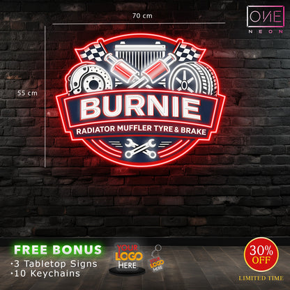 BURNIE | LED Neon Sign