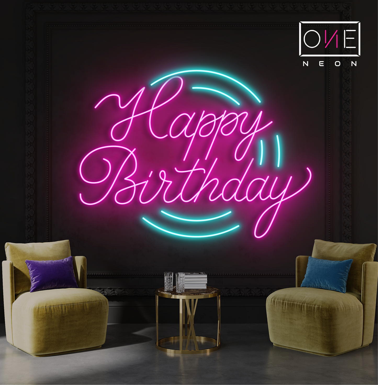 Happy Birthday Led Neon Sign