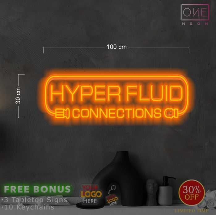 HYPER FLUID | LED Neon Sign