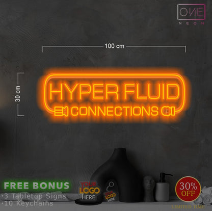 HYPER FLUID | LED Neon Sign