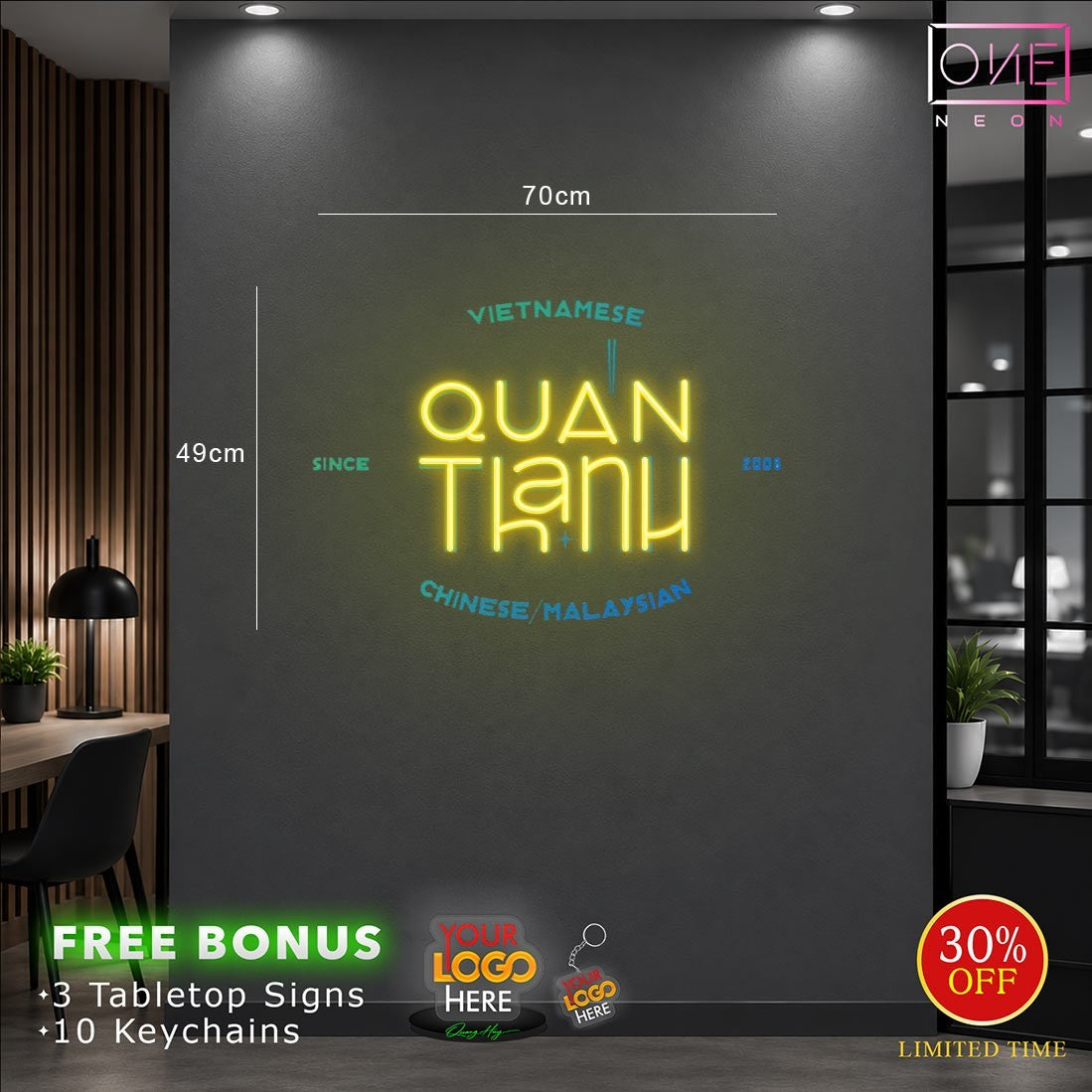 QUAN THANU | LED Neon Sign (RGB)