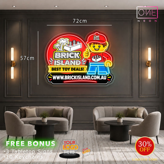BRICK ISLAND | LED Neon Sign