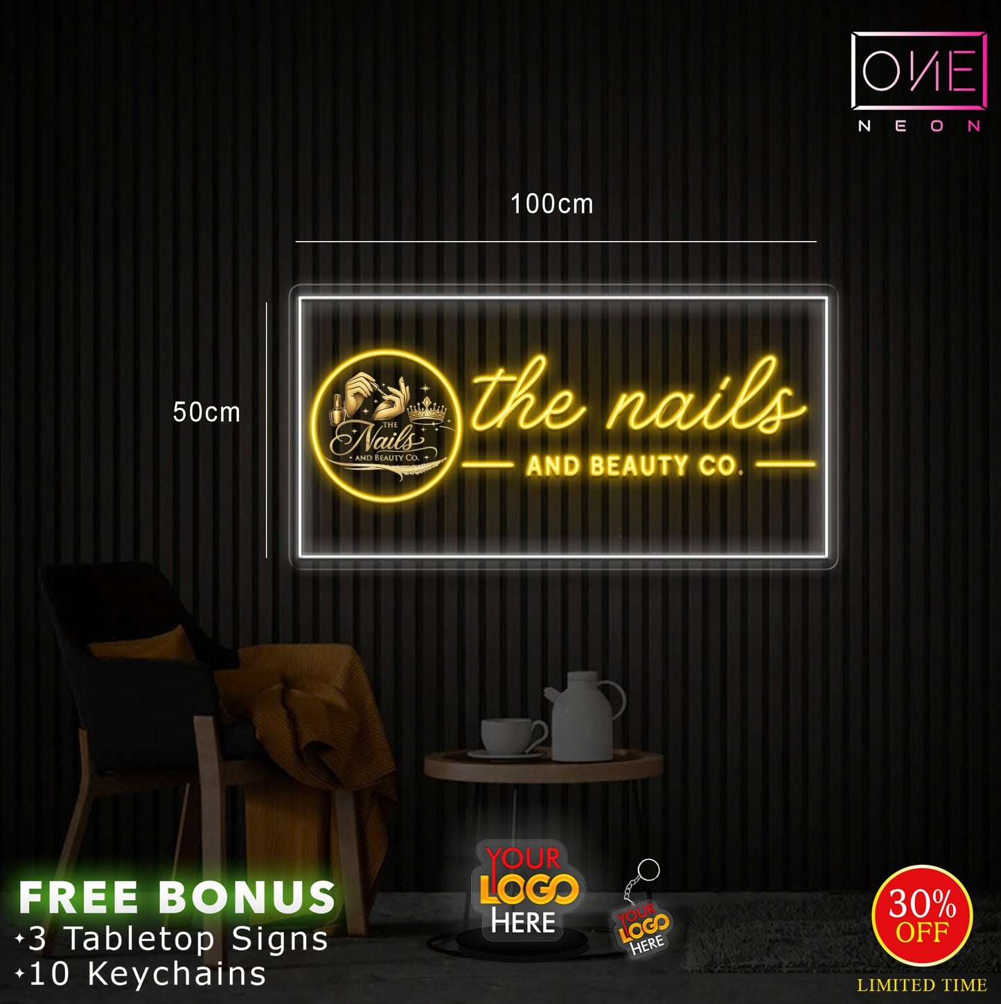 THE NAILS | LED Neon Sign