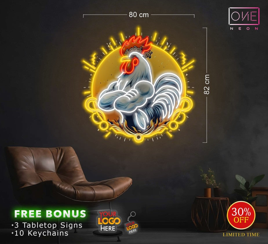 Chicken logo | LED Neon Sign