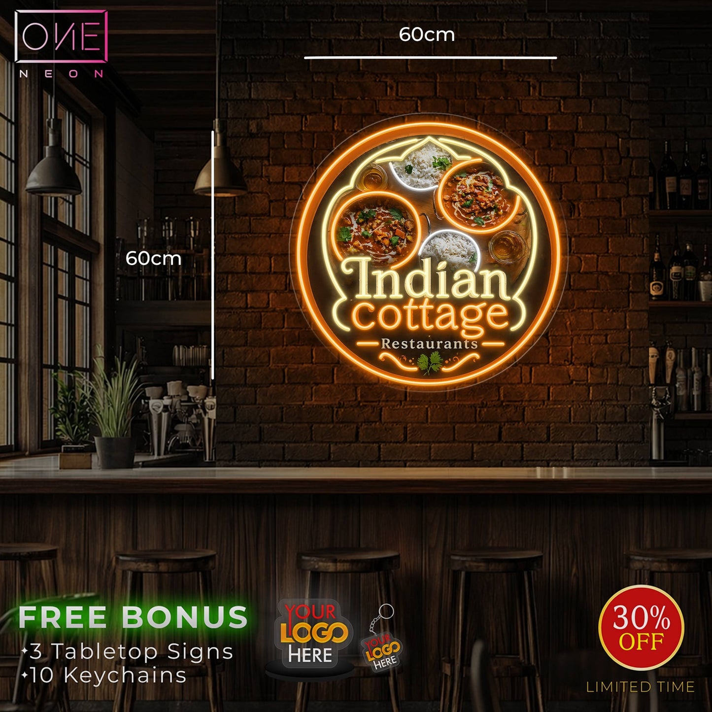 Indian Cottage | LED Neon Sign