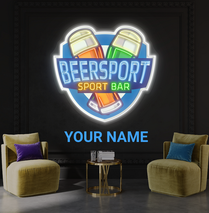 BeerSport Bar Artwork Led Neon Sign