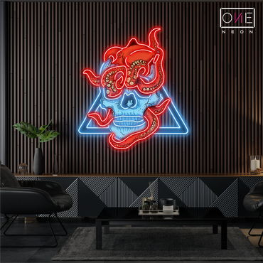 Tentacle Terror Artwork Led Neon Sign