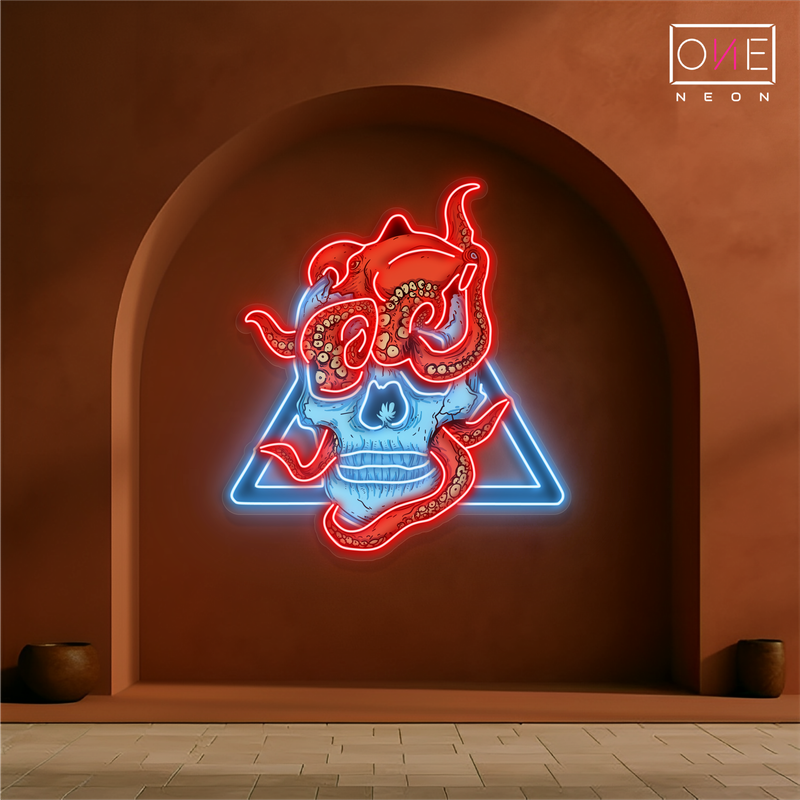 Tentacle Terror Artwork Led Neon Sign