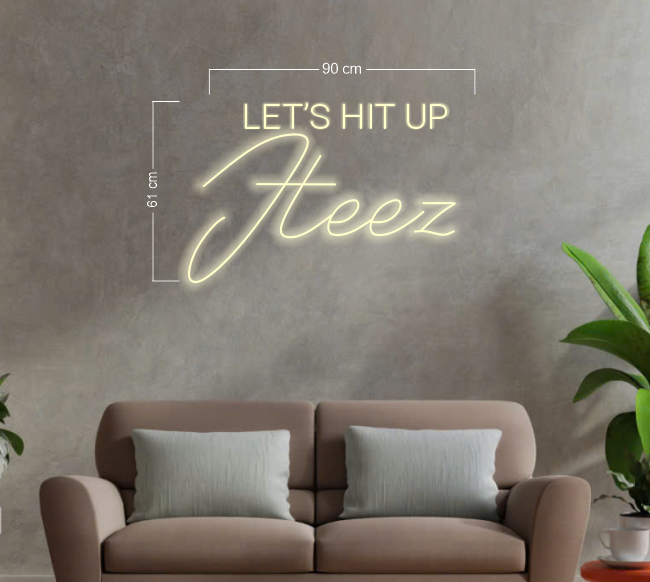 Let's hit up Jteez| LED Neon Sign